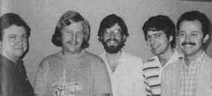 1984 Bridge Spingold Winners (Marty Bergen, Jeff Meckstroth, Eric Rodwell, Larry Cohen, Eddie Wold)