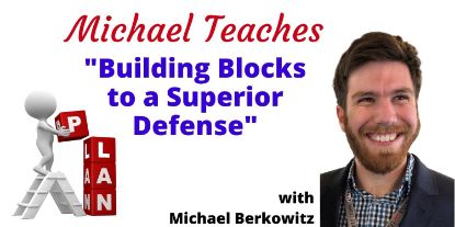 Michael Teaches Building Blocks Defense After Dummy Hits (Webinar Recording aired 2/26/21)