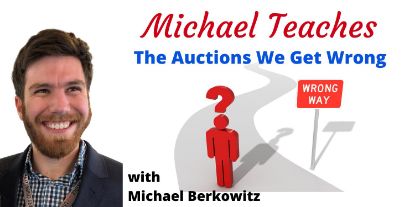 Picture of Michael Teaches: The Auctions We Get Wrong - Complete 5-Lesson Video Bridge Series (Recorded)